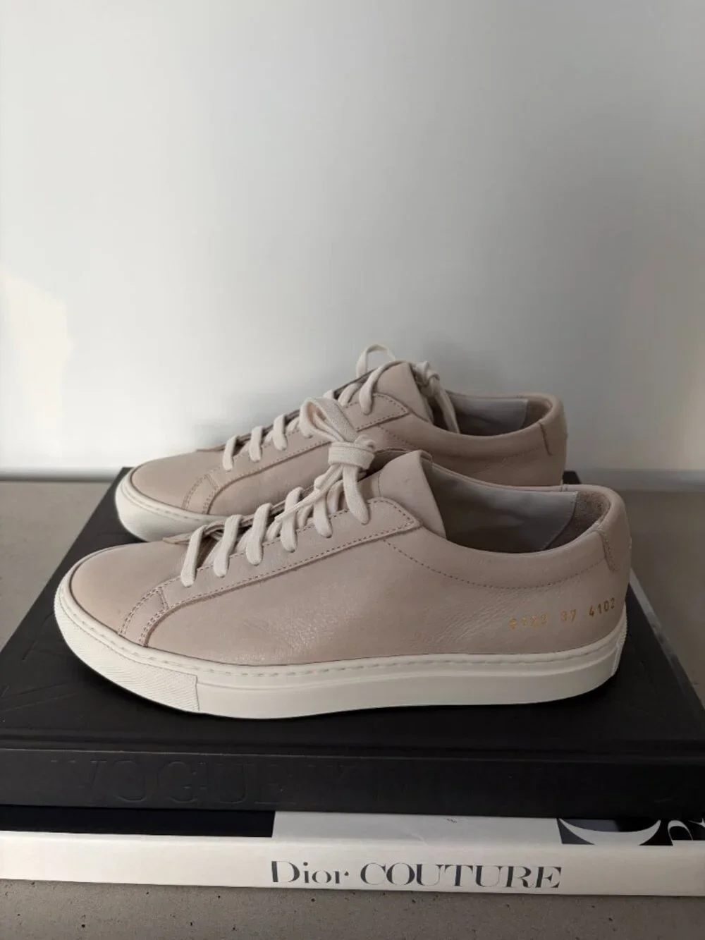 Authentic Common Projects Achilles Low — Tofu, Size EU 37 (US ~6.5–7) NWOT